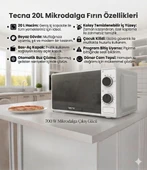 Tecna TMW1-B 20L Beyaz Mikrodalga thumbnail 2