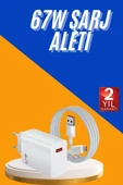 67W Hızlı Şarj Yüksek Voltaj Korumalı Type C Şarj Adaptörü thumbnail 1
