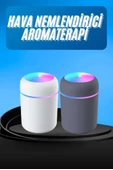 Humidifier LED Işıklı Mini Ortam Oda Kokusu Aromaterapi Buhardanlık thumbnail 1