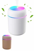 Humidifier LED Işıklı Mini Ortam Oda Kokusu Aromaterapi Buhardanlık thumbnail 2