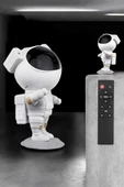 Çocuklara Özel Projeksiyon Astronot Lamba Speaker Sevimli thumbnail 3