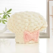 Mikrofiber Örgü Saç Kurutma Bone Havlu thumbnail 2