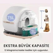 HD Kameralı Akıllı Kedi Tuvaleti thumbnail 5