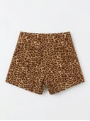 La'ciel Paris Oversize Basic Tshirt ve Leopar Şort Etek thumbnail 3