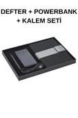 Hediye Defter Kalem Powerbank Seti SET T1 thumbnail 1