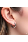 FAMEMUS ACCESSORY Mini Halka Çelik Küpe thumbnail 3