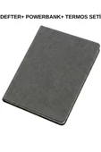 Hediye Defter Mini Termos Powerbank Seti SET T7 thumbnail 4