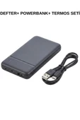 Hediye Defter Mini Termos Powerbank Seti SET T7 thumbnail 3