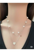 FAMEMUS ACCESSORY Kalp Şeklinde Çelik Kolye thumbnail 4