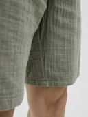 Jack&Jones 12274758 Erkek Sort - Yesil thumbnail 4