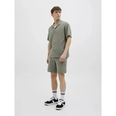 Jack&Jones 12274758 Erkek Sort - Yesil thumbnail 2