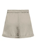 Only   ONLTHYRA SHORT STRING SHORTS CS WVN Kadın Gri Şort - 15373387 thumbnail 2