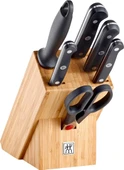 Zwilling 7 Parça Blok Bıçak Seti - Bambu Bloklu thumbnail 1
