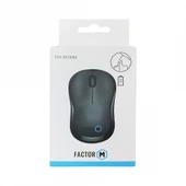 Factor M M1 Süper Sessiz Kompact Kablosuz Mouse Siyah thumbnail 4