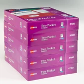 Avery Two-Pocket Klasör, Koyu Mavi, Fall 5 Adet 5 Pack thumbnail 1