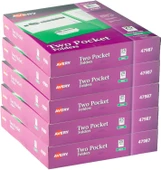 Avery Two-Pocket Klasör, Koyu Mavi, Fall 5 Adet 5 Pack thumbnail 1