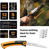 Fiskars 123870 Xtract Sw73 Budama Testeresi thumbnail 2
