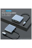 Bastore TypeC To USB DisplayPort TypeC Çevirici Dönüştürücü thumbnail 5