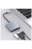 Bastore TypeC To USB DisplayPort TypeC Çevirici Dönüştürücü thumbnail 3