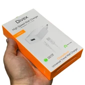 Divex Type-C USB Kablo - Adaptör 2.4A Ev Tipi Şarj Aleti DS-202 thumbnail 1