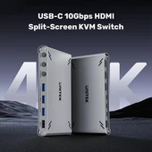 UNITEK USB-C 10GBPS HDMI KVM SWITCH D1118AGY01-EU thumbnail 4