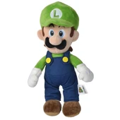Super Mario Luigi Peluş Figür 30 cm thumbnail 1