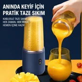 Arow TR-4454-A Enjoy Multipurpose Şarjlı Smoothie Blender-Mor thumbnail 3
