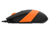 A4TECH FM10 Kablolu USB 1600dpi Siyah/Turuncu Mouse thumbnail 4