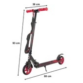 Flexi 2 Tekerlekli Scooter Kırmızı thumbnail 3