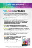 Zade Vital Multivitamin 30 Kapsül thumbnail 5