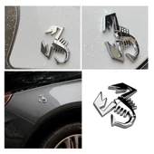 Abarth Amblem Akrep Logosu Abarth Logo Çamurluk Logo thumbnail 3