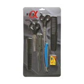 Alfa Set24 6Lı Berber Seti + Ense Fırçası + Penuar thumbnail 4