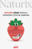 Çilek Şekilli Süngerli Çocuk Sabunu 130Gr thumbnail 1
