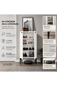 VENATTO Paris Ayakkabılık(%100mdf) MAT BEYAZ thumbnail 1