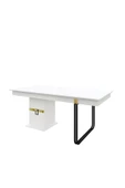 VENATTO LOFT DEKORATİF MASA(%100MDF) BEYAZ thumbnail 1