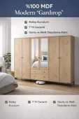 VENATTO Focus 6 Aynalı Dolap (%100MDF) MEŞE thumbnail 1