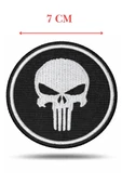 Single Sword Kurukafa Nakış Patch - Nakış Arma Peç thumbnail 2