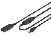 Digitus USB Uzatma Kablosu Siyah (10m) thumbnail 1