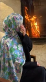 Pamuklu Garden Desen Şal-Bebe Mavi thumbnail 11