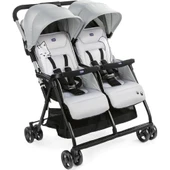 Ohlala Twin İkiz Bebek Arabası Silver thumbnail 1