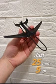 Yaylı Planör Uçak - 5 gram - 155 mm thumbnail 4