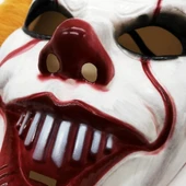Plastik Joker Maskesi Killer Palyaço Maskesi thumbnail 2