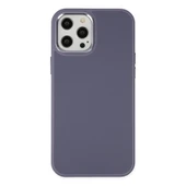 Apple İphone 12 Pro Max Kılıf Asya Deri Silikon - Mor thumbnail 1