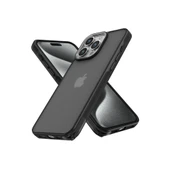 Apple İphone 15 Pro Kılıf Elegant Kapak - Siyah thumbnail 1