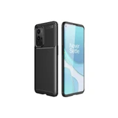 One Plus 9 Pro Kılıf Auto Focus Karbon Kapak - Siyah thumbnail 1