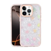 Apple İphone 15 Pro Lumi Desenli Kapak - Pembe thumbnail 1