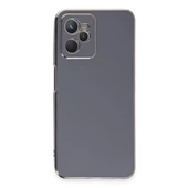 Realme C35 Kılıf Volet Silikon - Mavi thumbnail 1