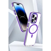 Joko Apple İphone 15 Pro Max Bella Magsafe Kapak - Mavi thumbnail 8