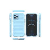 Apple İphone 12 Pro Kılıf Optimum Silikon - Sky Blue thumbnail 3