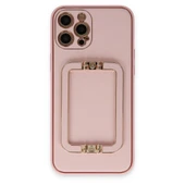Apple İphone 12 Pro Kılıf Coco Elit Kapak - Pembe thumbnail 1